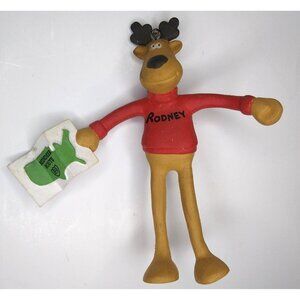 Rodney Reindeer Hallmark Keepsake Christmas Ornament Bendable Arms Legs 1989 Hol